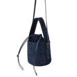 CHLOE SMALL WOODY BASKET DENIM