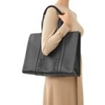 CHLOE LARGE WOODY TOTE BAG BLACK