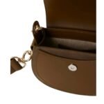 CHLOE SMALL TESS BAG IN SHINY & SUEDE LEATHER DARK KHAKI