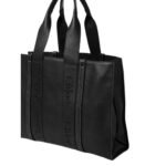 CHLOE LARGE WOODY TOTE BAG BLACK
