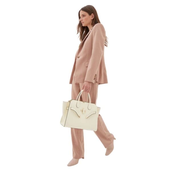 VALEXTRA MILANO TWO HANDLES MEDIUM BAG