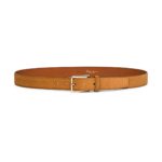 SANTONI BROWN SUEDE ADJUSTABLE BELT