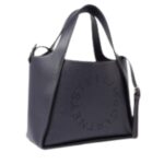 STELLA MCCARTNEY LOGO GRAINY ALTER MAT CROSSBODY BAG