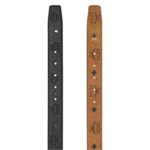 MCM AREN REVERSIBLE BELT 1.3” IN EMBOSSED MONOGRAM LEATHER BLACK