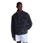 BALMAIN WORN EFFECT DENIM JACKET