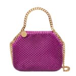 STELLA MCCARTNEY FALABELLA CRYSTAL MESH MINI TOTE BAG