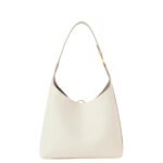 CHLOE SMALL MARCIE HOBO BAG IN GRAINED LEATHER MISTY IVORY