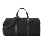 RALPH LAUREN LEATHER-TRIM CANVAS DUFFEL