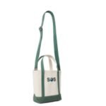 STELLA MCCARTNEY SOS EMBROIDERED SMALL TOTE BAG