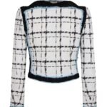 DSQUARED2 BOUCLÉ LONG SLEEVES CORSET BLAZER