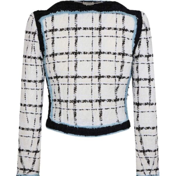 DSQUARED2 BOUCLÉ LONG SLEEVES CORSET BLAZER