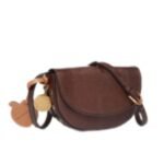 STELLA MCCARTNEY FRAYME SCALE-EMBOSSED SHOULDER BAG