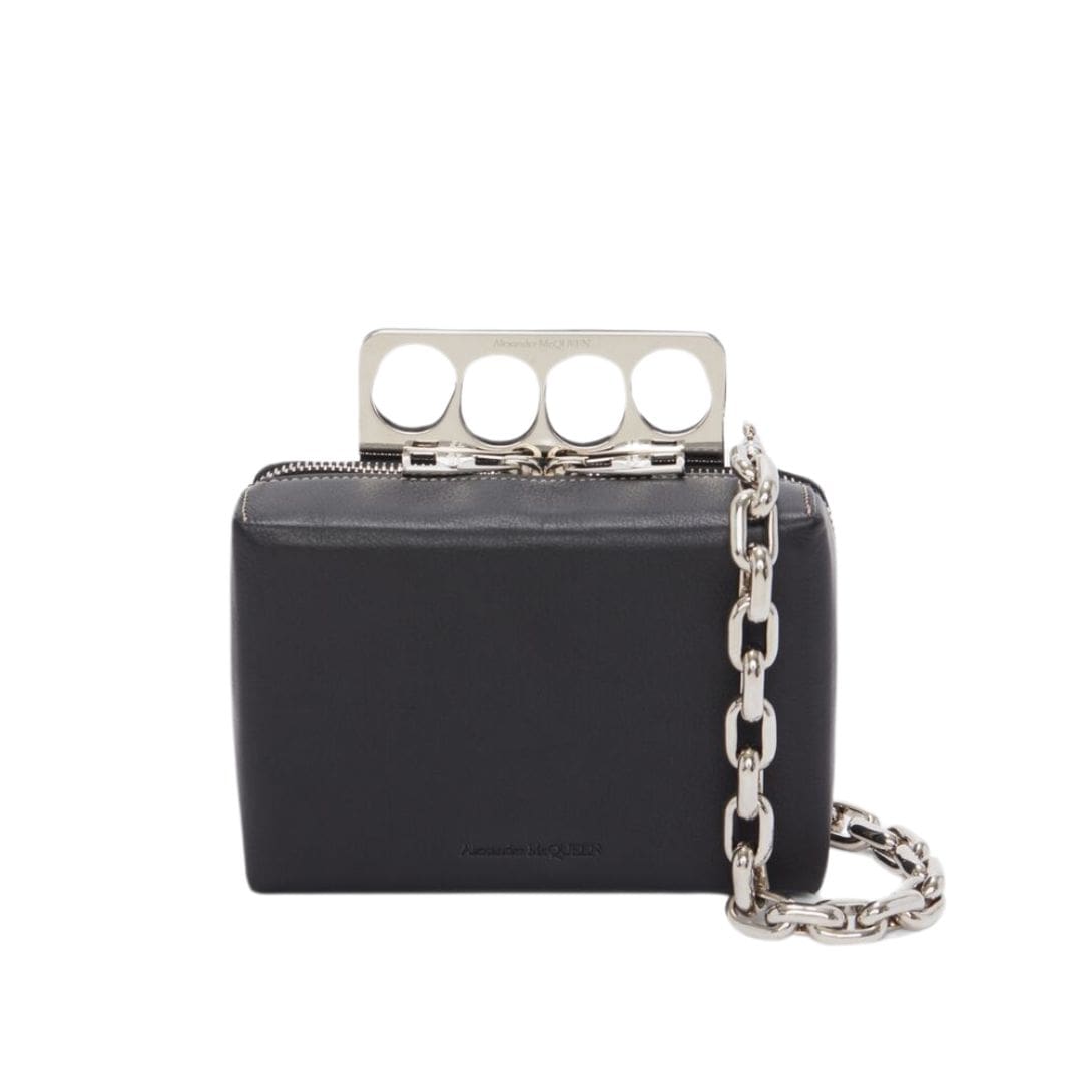 ALEXANDER MCQUEEN MANS THE GRIP MINI BAG IN BLACK