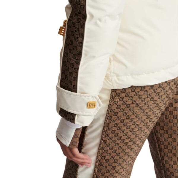BALMAIN PB DOWN JACKET WITH BELT