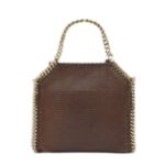 STELLA MCCARTNEY FALABELLA SCALE-EMBOSSED TINY TOTE BAG