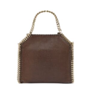 STELLA MCCARTNEY FALABELLA SCALE-EMBOSSED TINY TOTE BAG