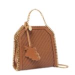 STELLA MCCARTNEY FALABELLA WOVEN TINY TOTE BAG