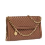 STELLA MCCARTNEY FALABELLA WOVEN WALLET CROSSBODY BAG