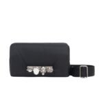 ALEXANDER MCQUEEN MANS THE PUFFY KNUCLE BUM BAG IN BLACK