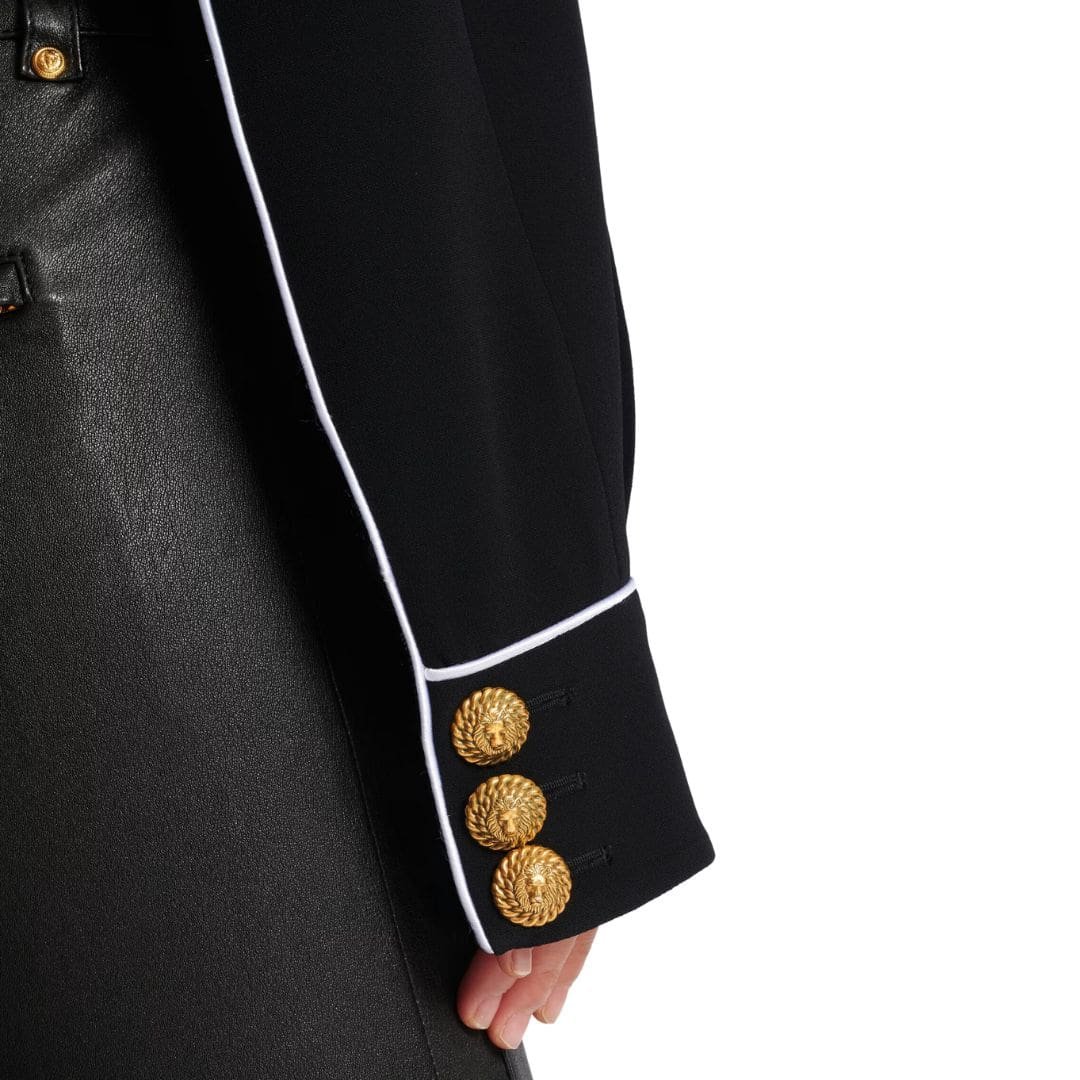 BALMAIN WESTEM CREPE JACKET