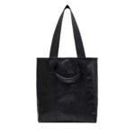 MCM REVERSIBLE DIAMOND TOTE IN CANVAS LEATHER MIX BLACK