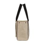MCM REVERSIBLE DIAMOND TOTE IN CANVAS LEATHER MIX BEIGE