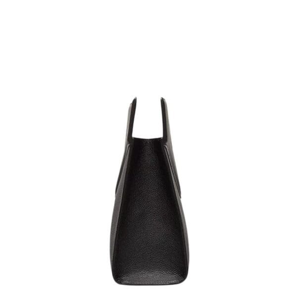 MCM DIAMOND TOTE IN EMBOSSED LEATHER BLACK