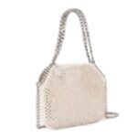 STELLA MCCARTNEY FALABELLA CRYSTAL MESH MINI TOTE BAG