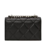 ALEXANDER MCQUEEN WOMANS MINI JEWELLED SATCHEL IN BLACKWHITE