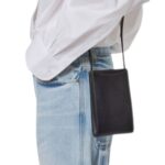 STELLA MCCARTNEY LOGO GRAINY ALTER MAT CROSSBODY PHONE POUCH