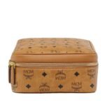 MCM SMALL OTTOMAR TRAVEL CASE IN VISETOS COGNAC