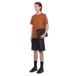 MCM AREN WRISTLET ZIP POUCH IN MAXI VISETOS BLACK