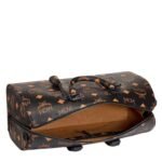MCM OTTOMAR WEEKENDER BAG IN MAXI VISETOS BLACK