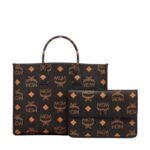 MCM MÜNCHEN TOTE IN MAXI VISETOS BLACK