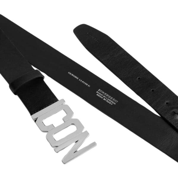 DSQUARED2 BE ICON PLAQUE BELT
