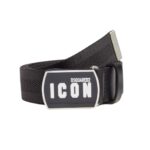 DSQUARED2 BE ICON PLAQUE BELT