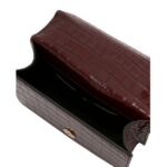 ALEXANDER MCQUEEN WOMANS MINI JEWELLED SATCHEL IN MADDER