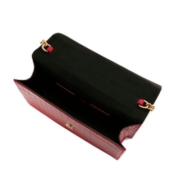 ALEXANDER MCQUEEN WOMANS SMALL SKULL IN DEEP RED