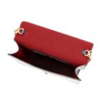 ALEXANDER MCQUEEN WOMANS SMALL SKULL BAG WITH CHAIN IN BLACK