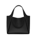 STELLA MCCARTNEY LOGO GRAINY ALTER MAT CROSSBODY BAG