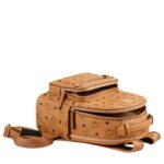 MCM SMALL STARK BACKPACK IN VISETOS COGNAC