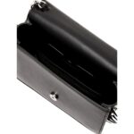 ALEXANDER MCQUEEN WOMANS THE BIKER SMALL SKULL BAG IN BLACK