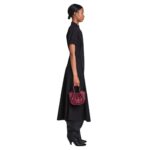 PROENZA EXTRA SMALL RUCHED TOTE GARNET