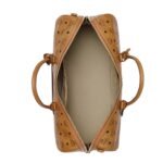 MCM OTTOMAR WEEKENDER BAG IN VISETOS COGNAC