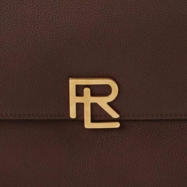 RALPH LAUREN RL PEBBLED CALFSKIN BRIEFCASE
