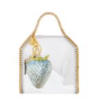 STELLA MCCARTNEY FALABELLA MIRRORED CHROME-FINISH TOTE BAG