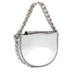 STELLA MCCARTNEY FRAYME MIRRORED SMALL SHOULDER BAG