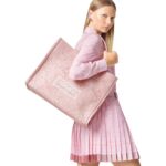 VERSACE BAROCCO ATHENA LARGE TOTE BAG