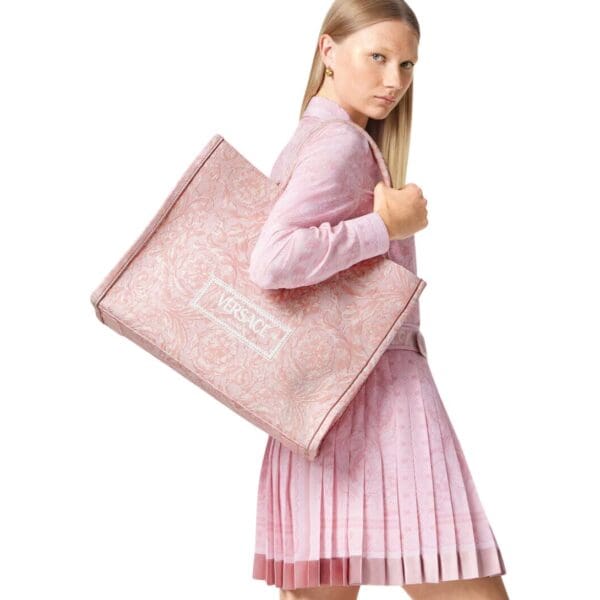 VERSACE BAROCCO ATHENA LARGE TOTE BAG