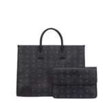 MCM X- LARGE MÜNCHEN TOTE IN VISETOS BLACK